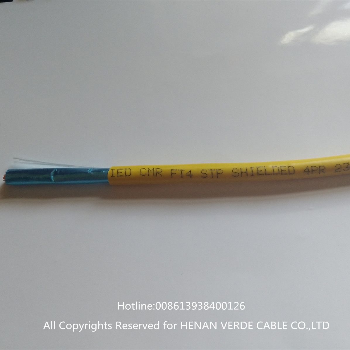 Cmr UL Class Network Cable Shield CAT6 Cable