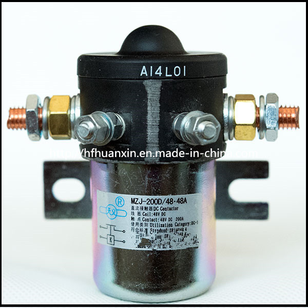 Mzj-200d 24V 36V 48V 72V 200A Electric Relay DC Motor Contactor