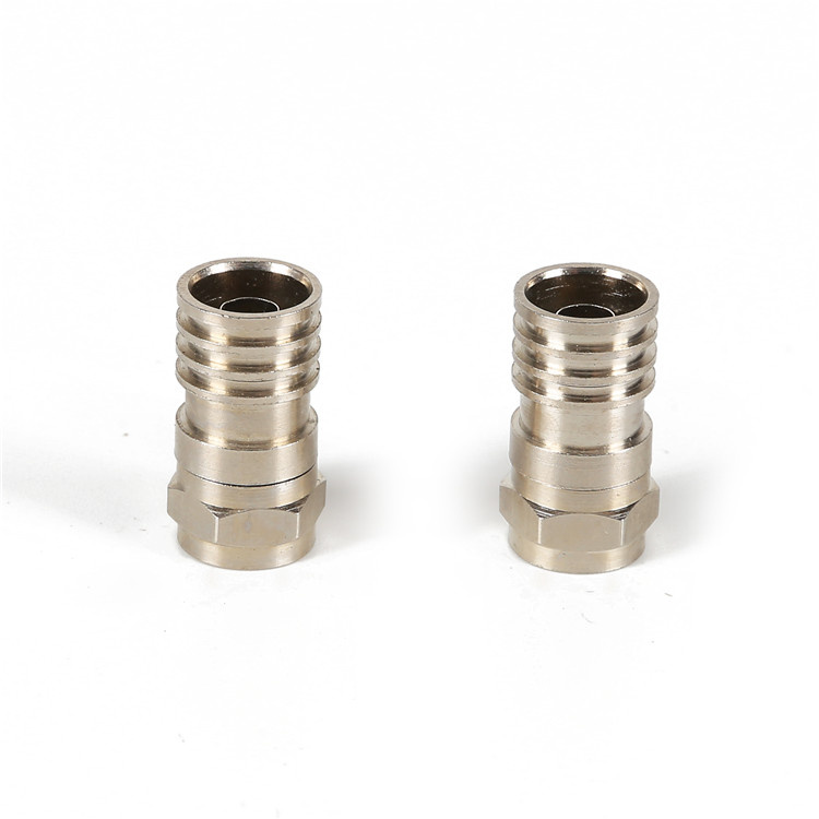 Rg59 F Type Crimp Connector RF Coaxial Cable