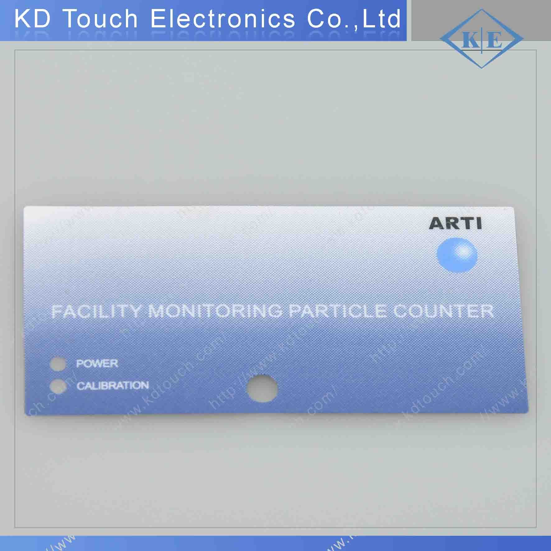 Gradient Printing Overlay Graphic for Facility Monitoring Control