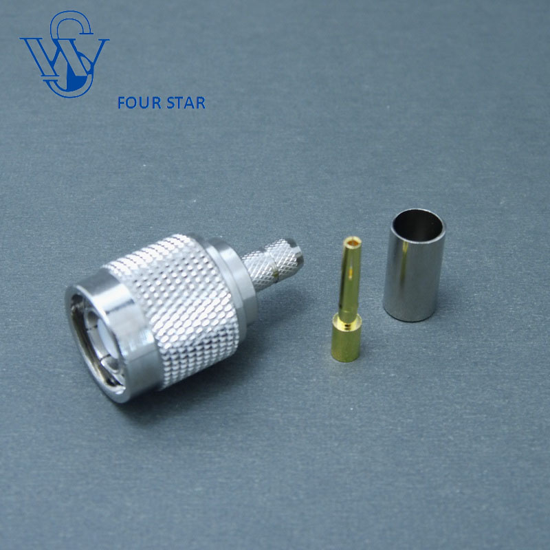 High Quality RP Male Crimp TNC Connector for Rg58 Cable