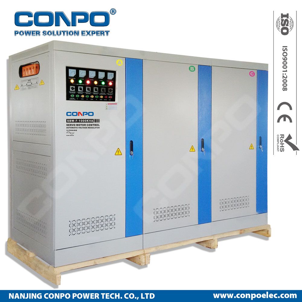 SBW-F-1000kVA 3phase Split-Phase, Industrial-Grade Compensated Voltage Stabilizer/Regulator