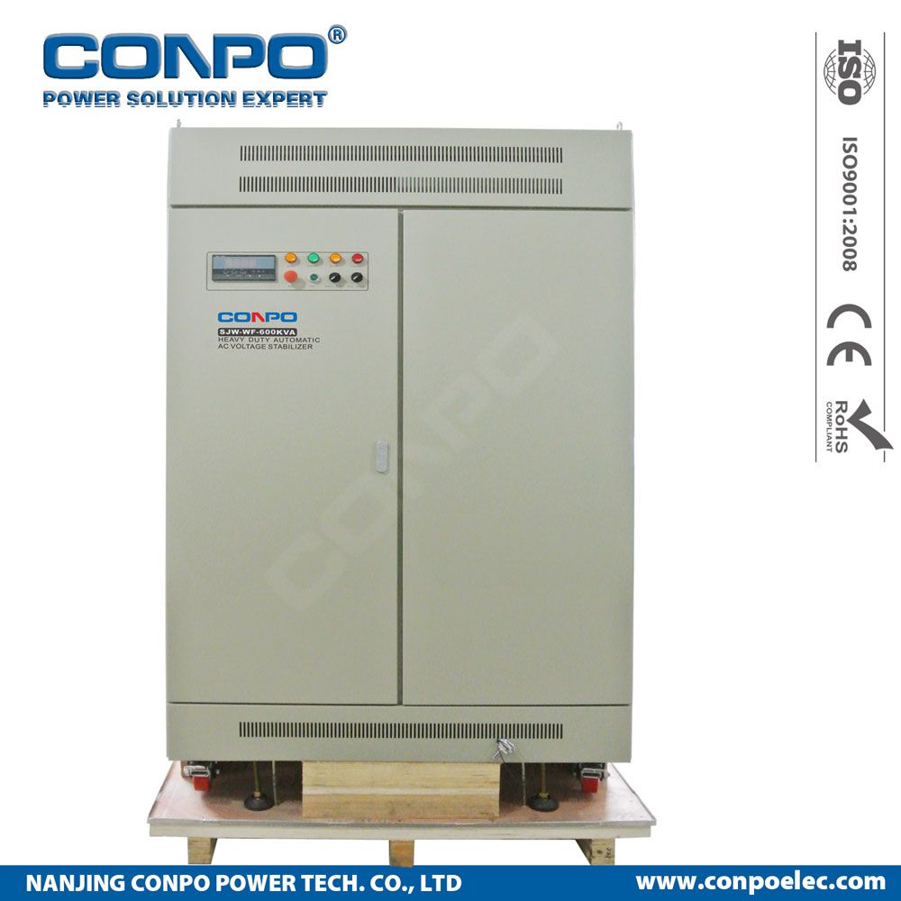 Sjw-Wf-600kVA 3phase Electronic Heavy Duty (SCR/IGBT/Thyistor) , Contactless Voltage Stabilizer/Regulator