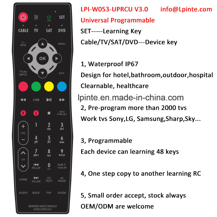 Universal Remote Control Replace Amino