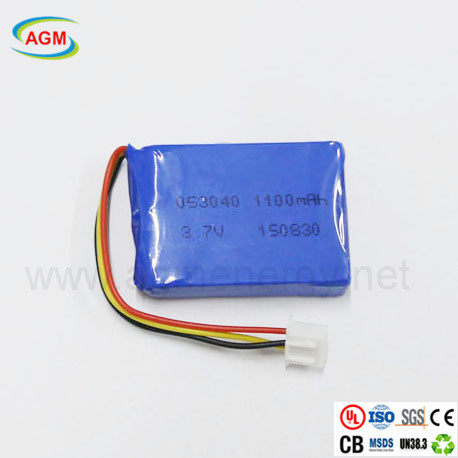 Customized Pl053040 1100mAh 3.7V Lithium Battery