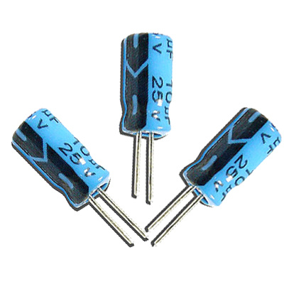 10UF 25V 7mm Height Aluminum Electrolytic Capacitor 105c