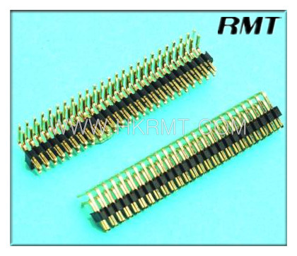Pin Header 1.27 Double 90 Degree
