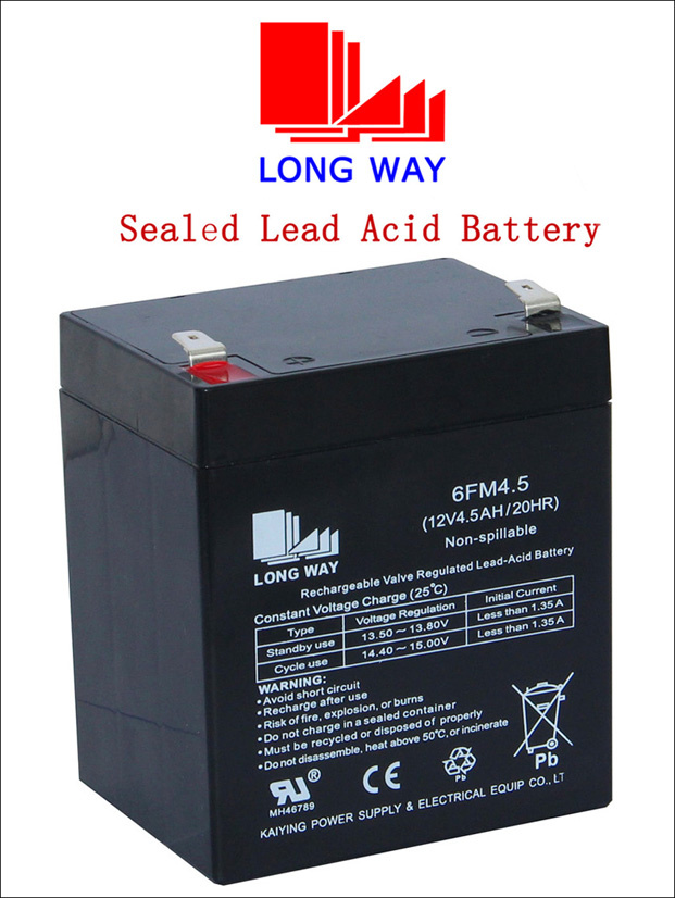 12V4.5ah Rechargeable SLA VRLA Battery for Scooter