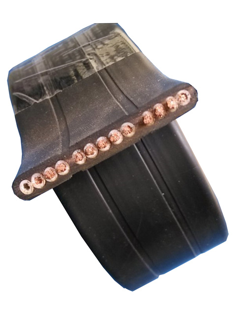 Hoist Copper Conductor Rubber Electric Flat Cable
