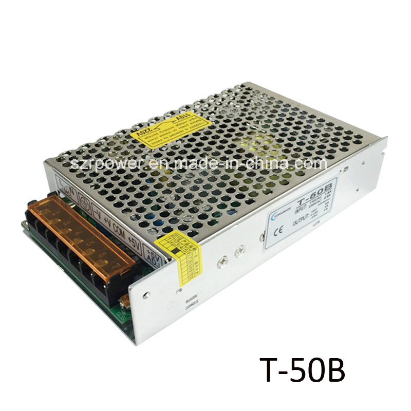 50W 5V 12V -12V AC/DC Triple Output Switching Power Supply