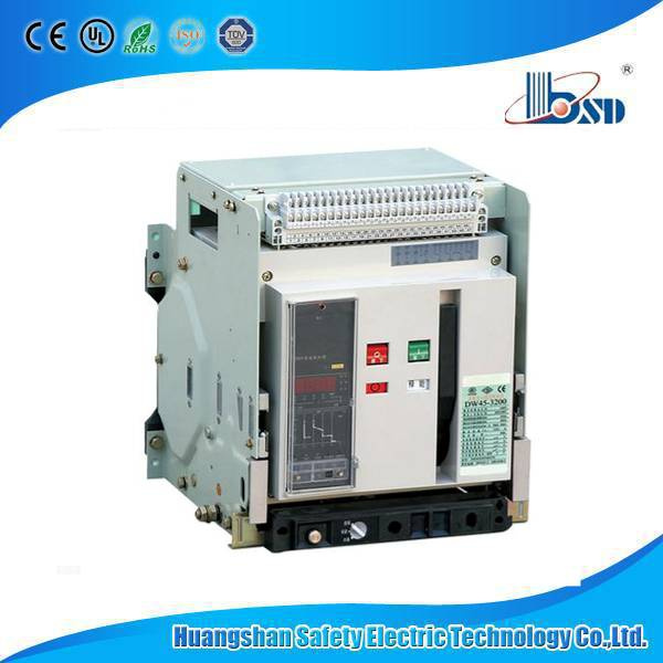 Acb/MW1/Dw45 Series Air Circuit Breaker with 3200A, 6300A, 3p, 4p