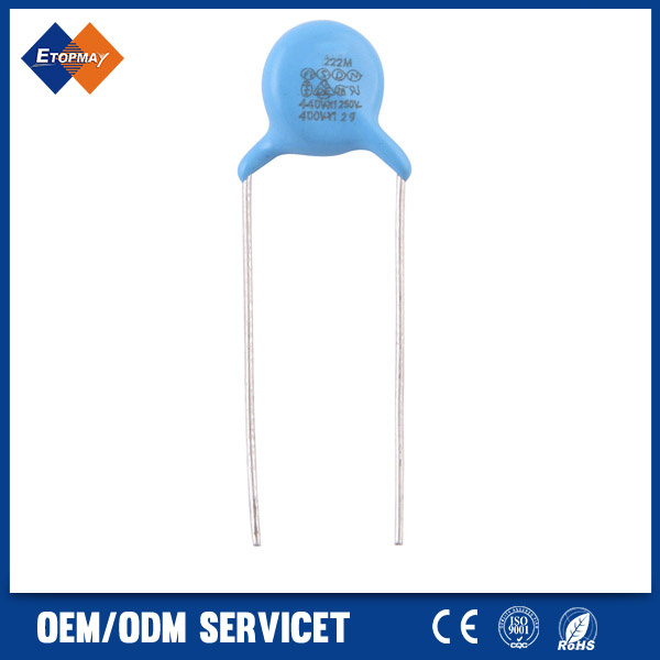 Safety Ceramic Disc X1y1 Capacitor 222M400V