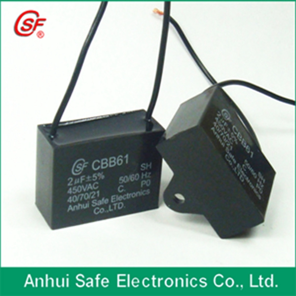 Exhaust Blower Capacitors Cbb61 AC Motor Capacitor