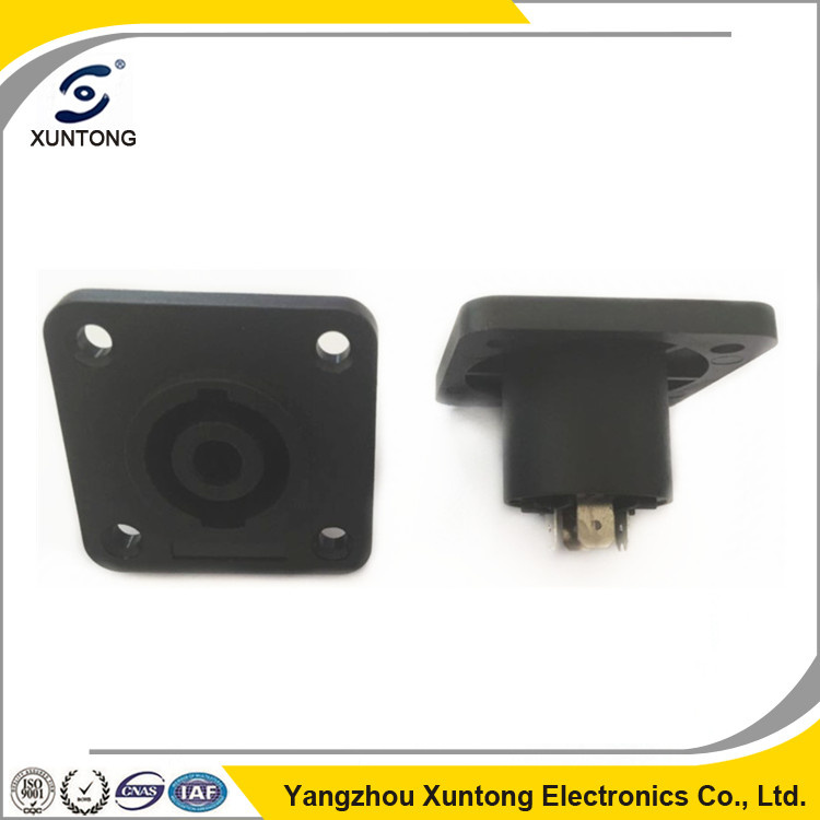 Speakon Female Jack Panel Mount Connector 4 Pole Speakon Connector Solder Speaker