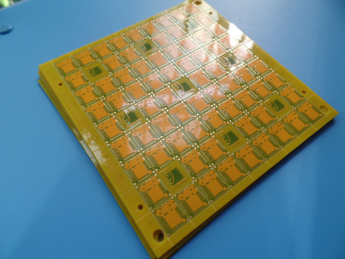 High Quality 0.5mm Thick PCB 4 Layers with Yellow Solermask