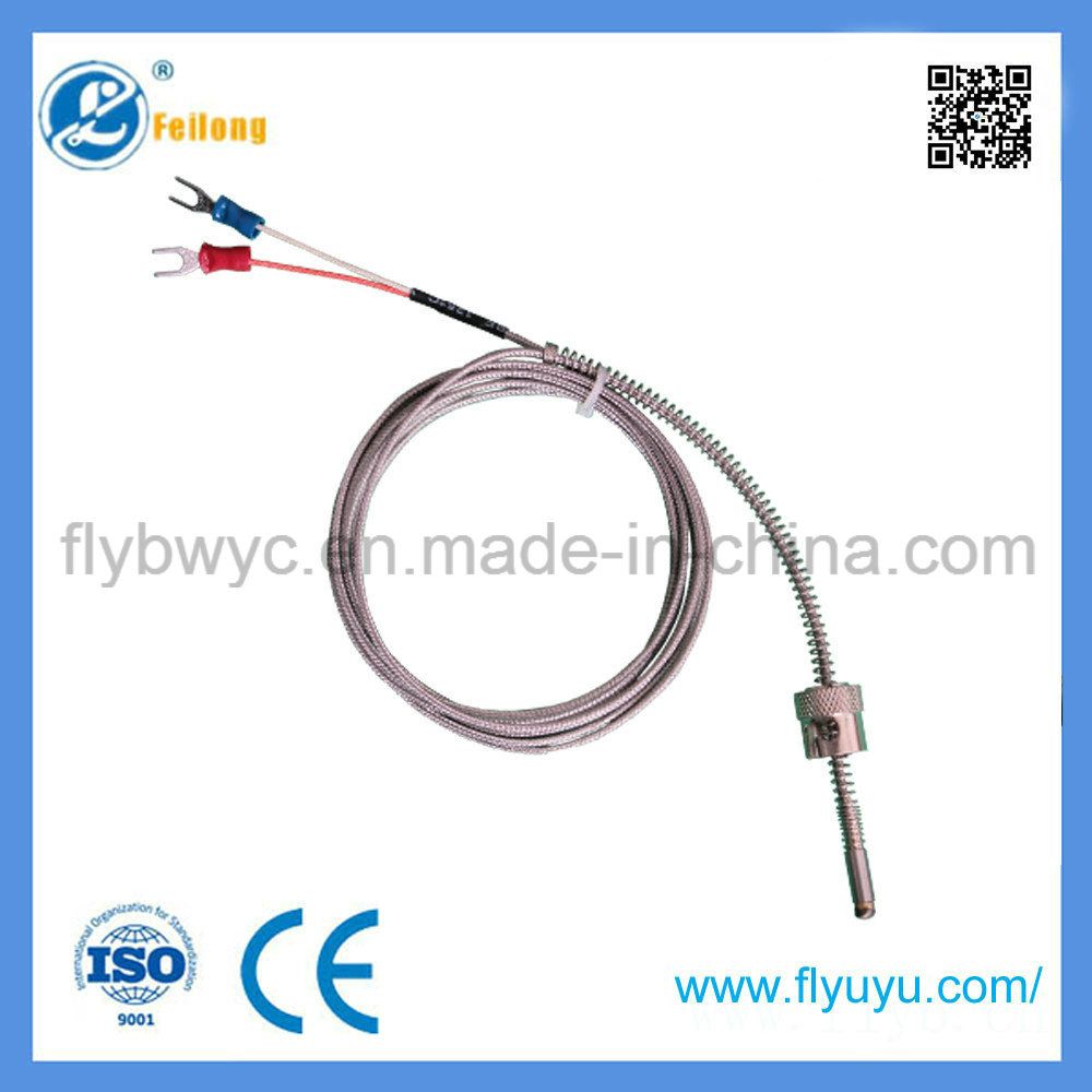 Pressure Spring Fixed Thermocouple K Temperature Sensor