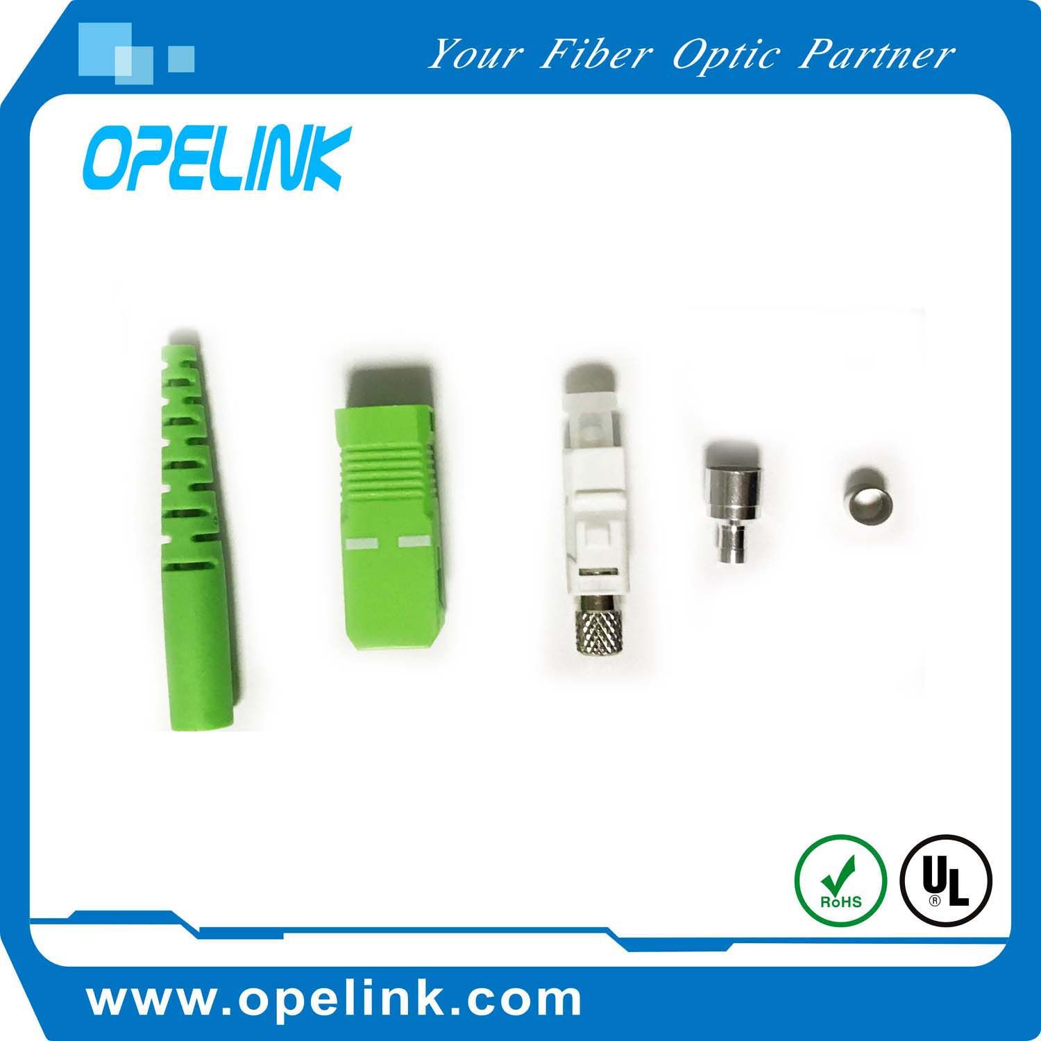 Fiber Optic Connector for Optical Patch Cord Sc-APC