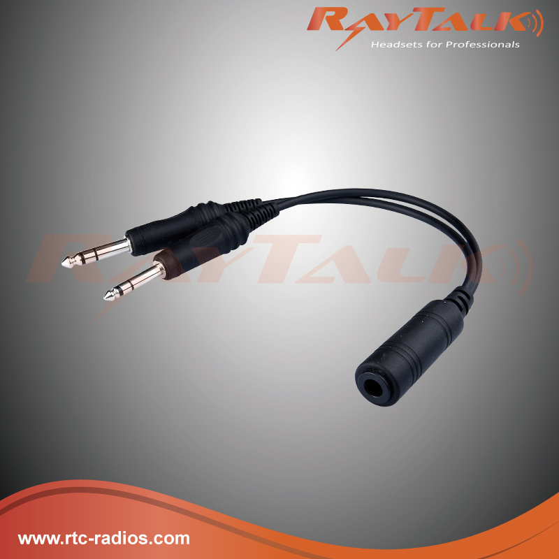 Helicopter Headset to Ga Adapter