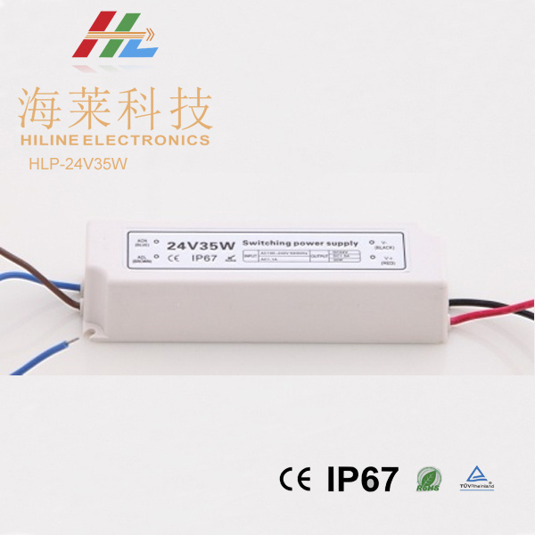 Plastic LED Driver IP67 24V25W