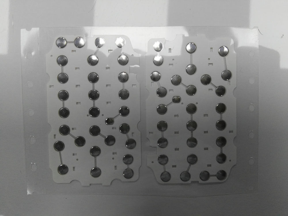 China OEM / ODM Flexible Membrane Switch Dome Array with Silk Screen Printing Supplier