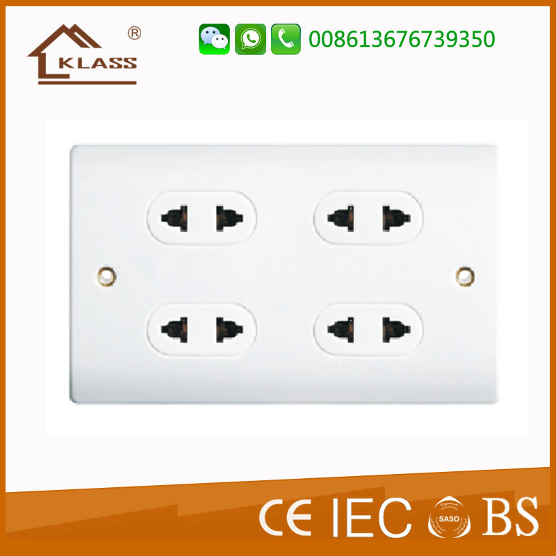 New Design Bakelite 4 Gang 16A Pin Socket