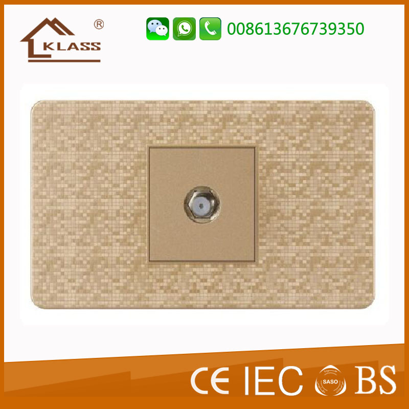 Lower Price 1 Gang Satellite Socket American