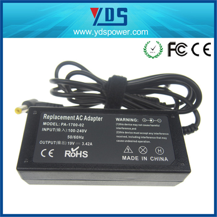 19V 3.42A 70W Switching Power Adapter for Asus