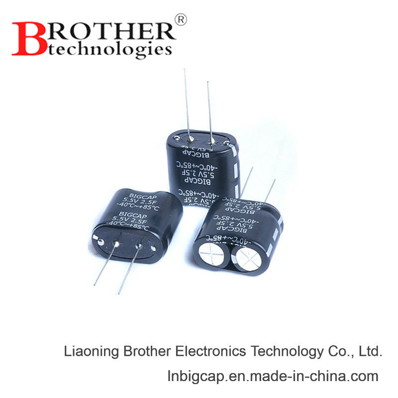 Small Supercapacitor Module 85c Type 5.5V 2.5f