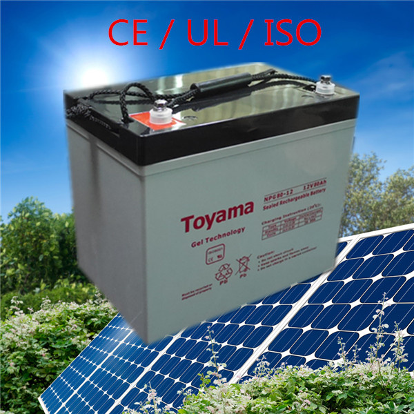 12V80ah Deep Cycle Gel Solar Batteries