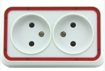 Europe Wall Socket, Russia Wall Socket, Surface Mounted Wall Socket