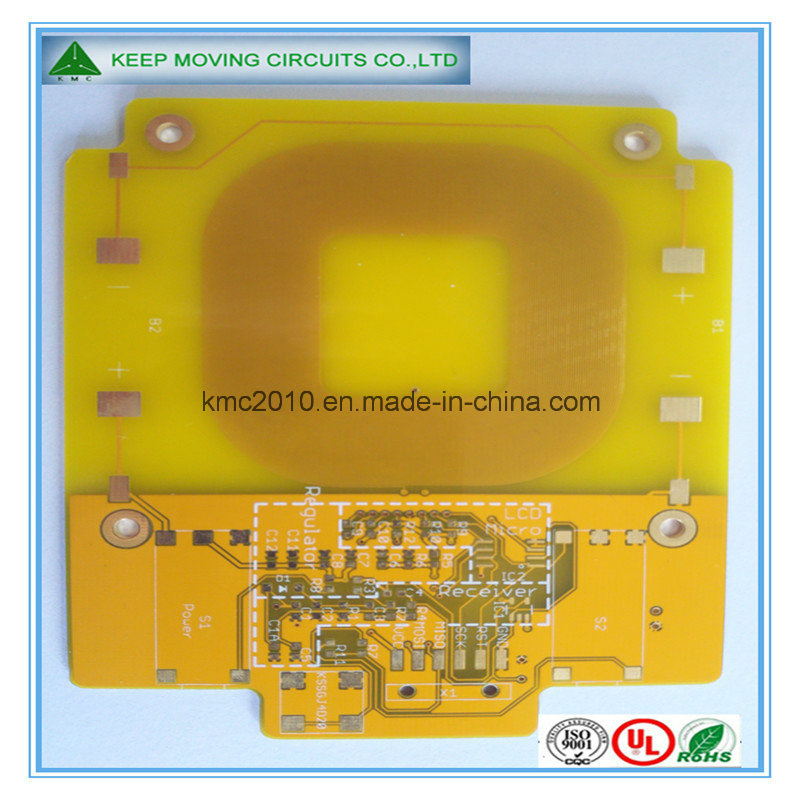Fr4 2layer PCB Board with Yellow Sodermask White Silkscreen Quick-Turn