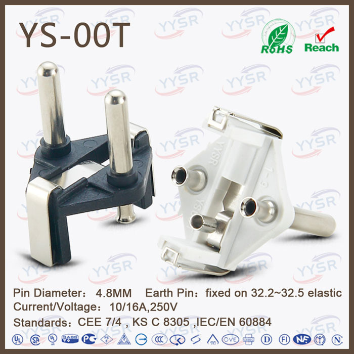 VDE Approval From Yysr AC Hollow Plug Insert