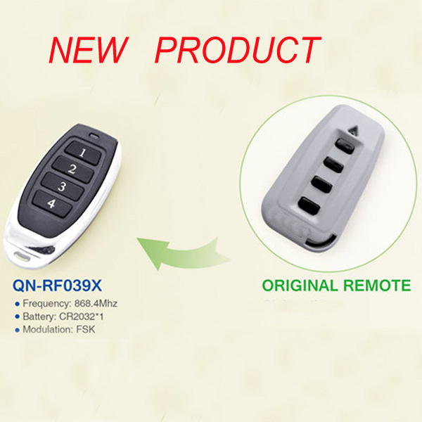 Globmatic Replacement 868MHz Qinuo Gate Opener Remote Control Qn-RF039X