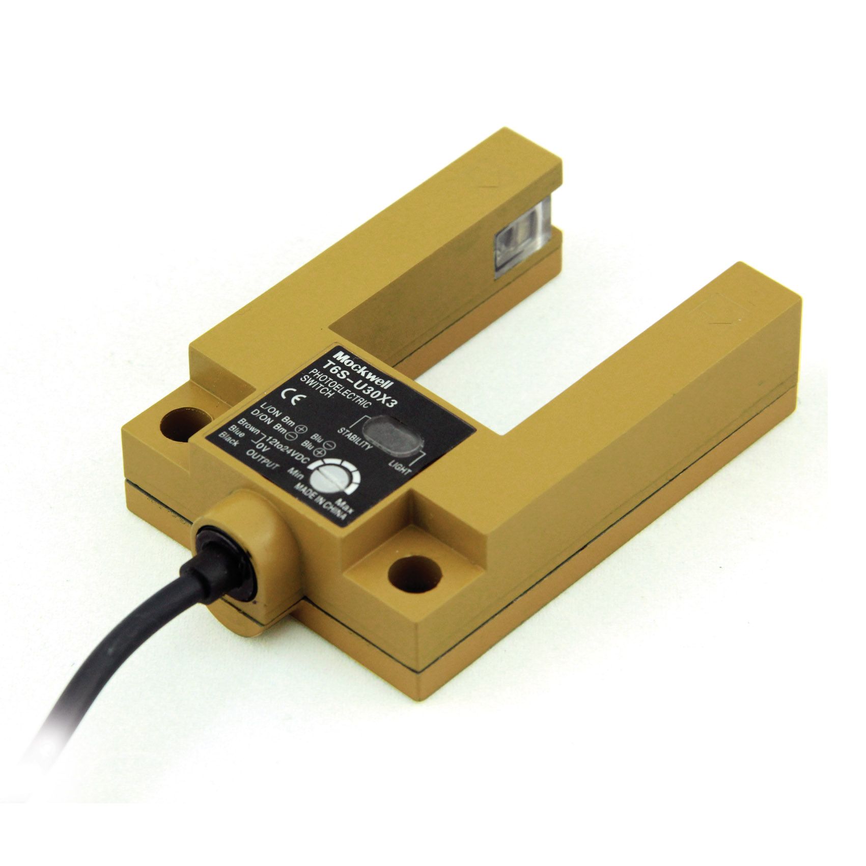 Slotted Edge Registration Sensor (T6S-U30X3)
