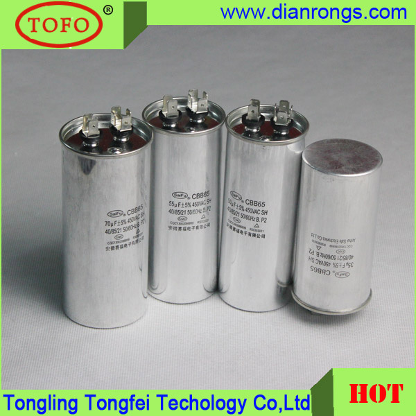 Capacitor High Quality Cbb65 AC Capacitor