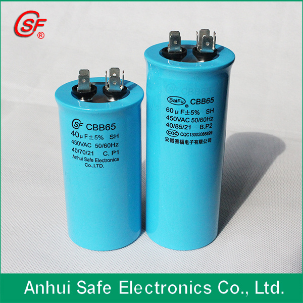 30/1.5UF Capacitors AC Motor Capacitor Cbb65 Sh 50UF
