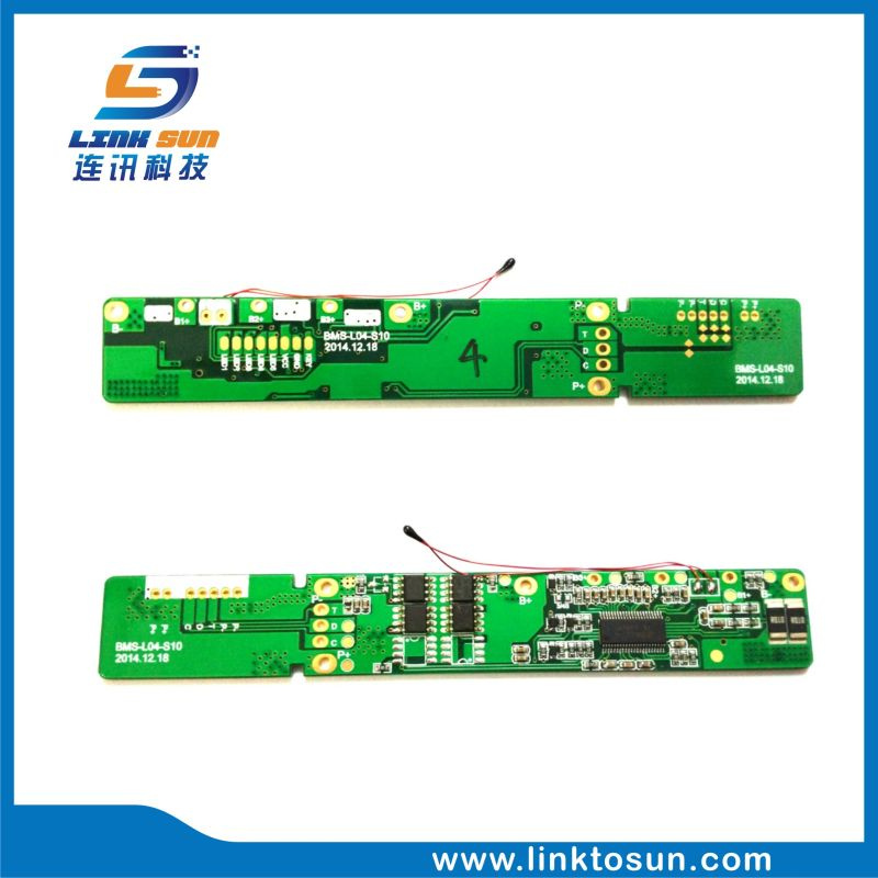 4s 10A Battery BMS Communication PCB for Li Ion Battery Pack