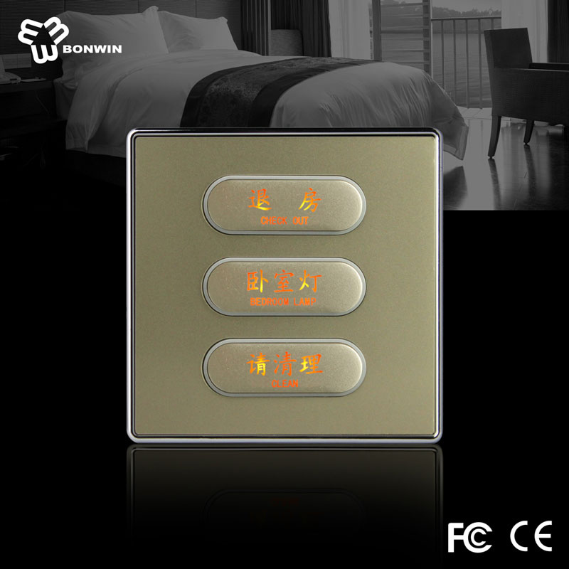 Electrical Metal Push Button Switch with Backlight Prompt