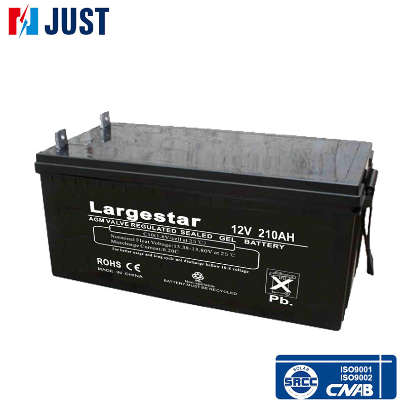 Largestar Solar Power 12V 210ah AGM Valve Regulated Sealed Gel Battery