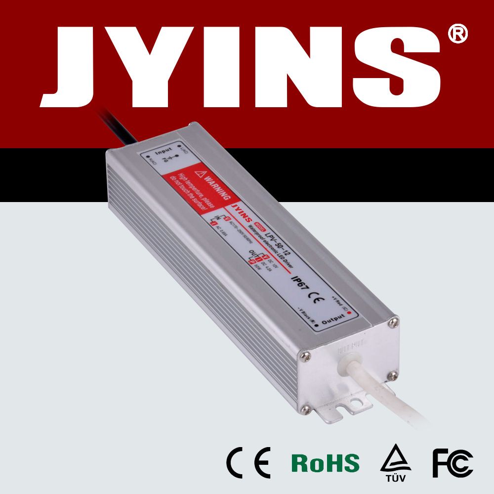 Waterproof Power LED Transformer LED Driver (LPV-50-12)