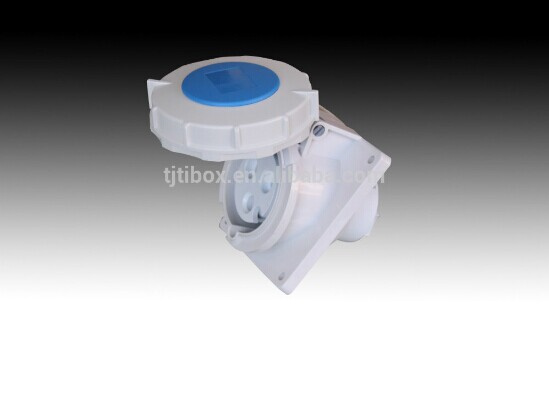 2015 Newest Angled Panel Mount Socket IP67 32A