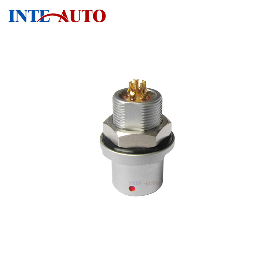 Female 4 Pins Circular Electrical Connector Substitute Lemo