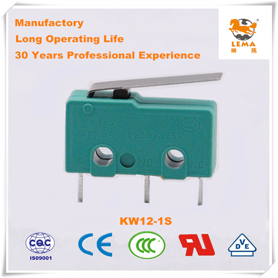 Lema Green Straight PCB Quick Connect Terminal Kw12-1s Micro Switch
