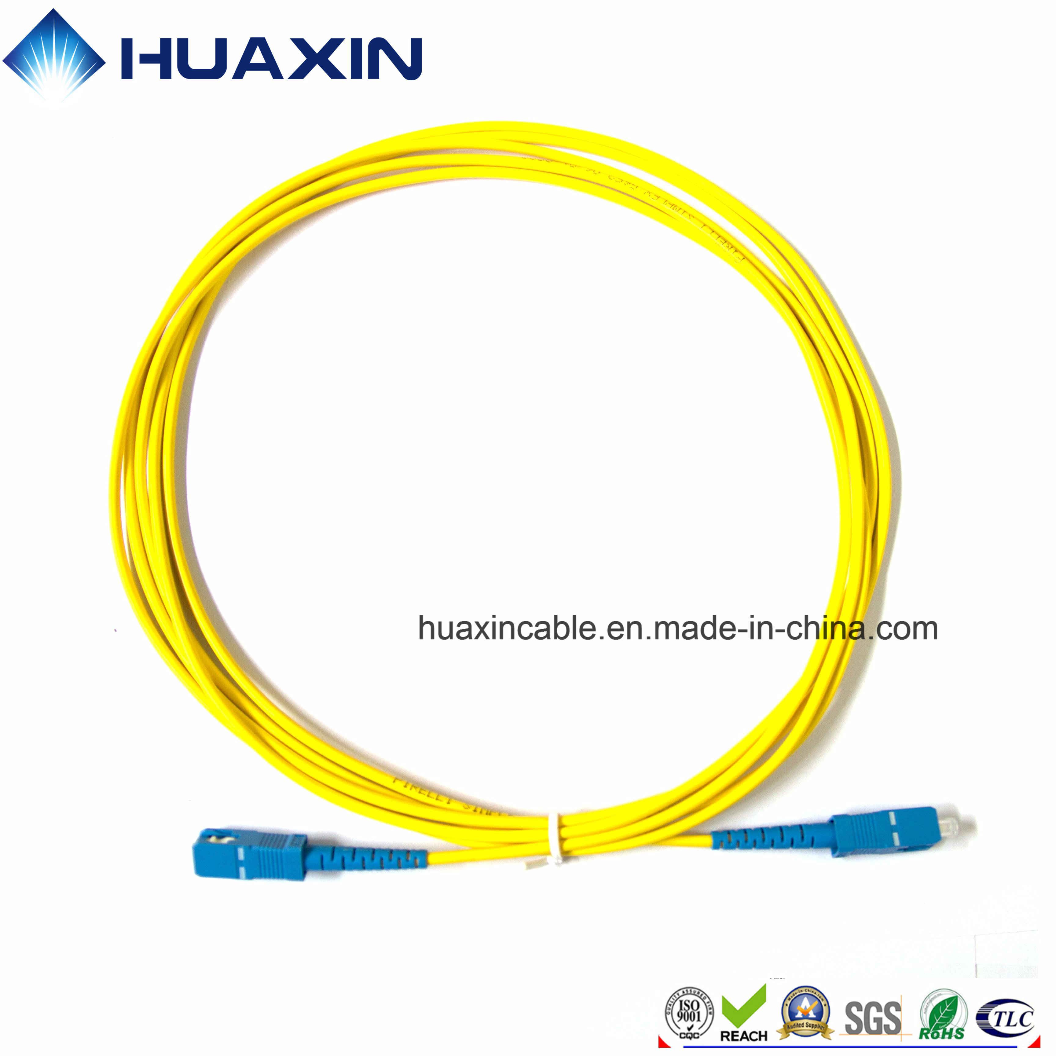 FC Sc/Upc/APC Single-Mode Fiber Optic Patch Cord