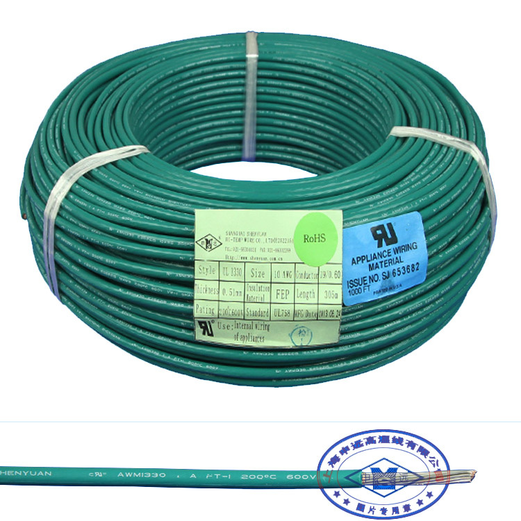 UL1330 FEP Teflon Cloth Electric Wire 200c 600V