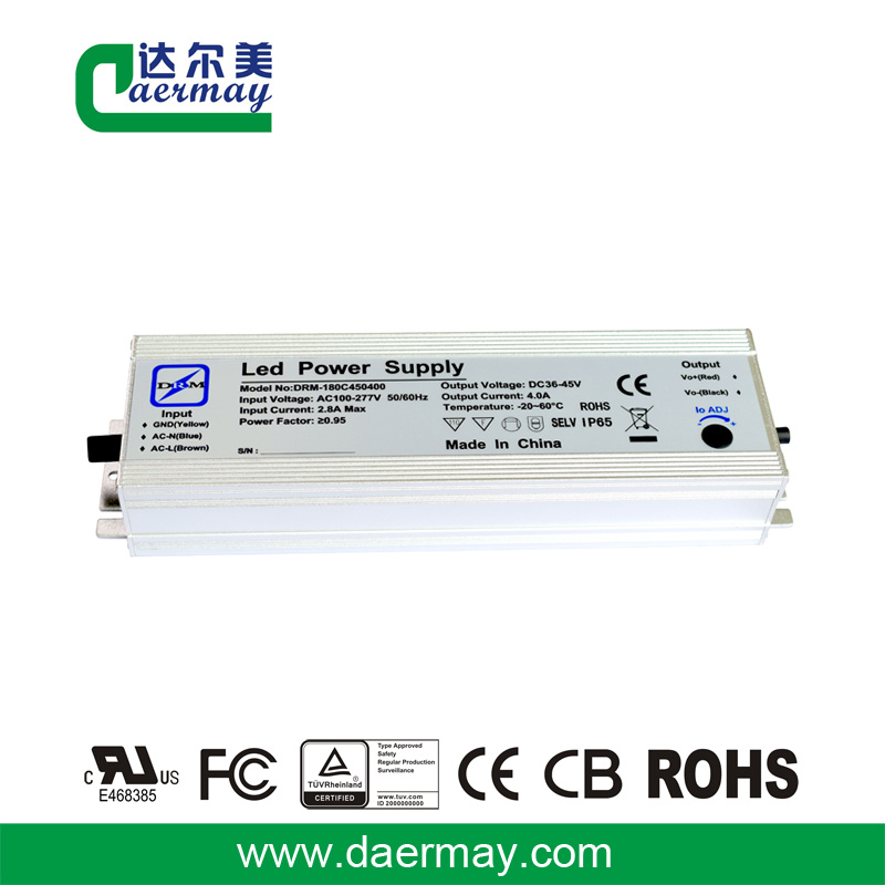 Outdoor 180W 45V LED Driver Waterproof IP65