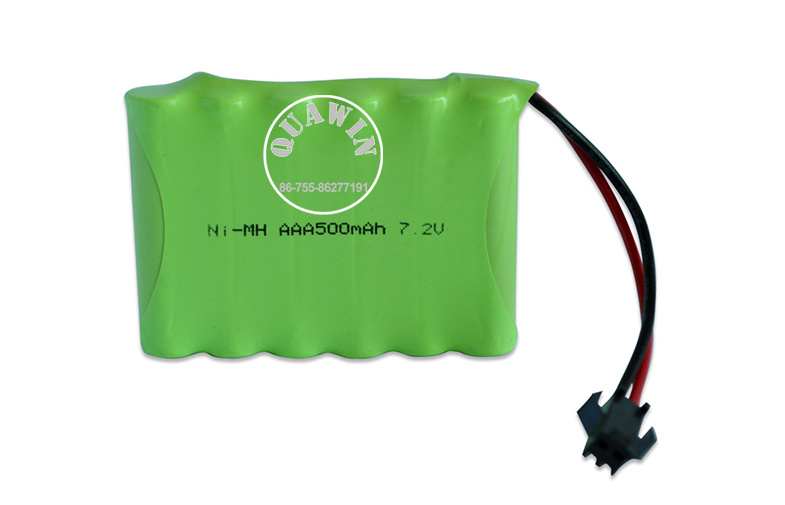 Rechargeable 7.2V 500mAh NiMH Battery for Toy