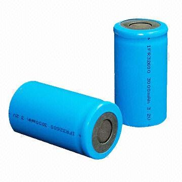 3.2V 3500mAh Rechargeable Cylindrical LiFePO4 Batteries