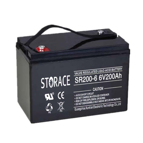 VRLA Storage Battery SR200-6 UPS Battery 6V200ah