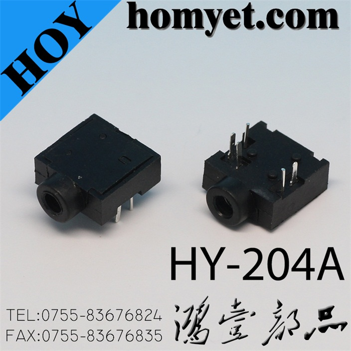 5pin DIP AV Jack/Phone Jack (Hy-204A)